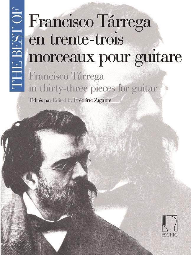 The Best of Francisco Tárrega - en trente-trois morceaux pour guitare - pro kytaru